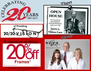 Nova Vision 20 years providing 20/20 vision